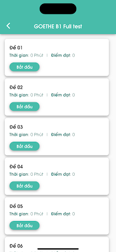 Migii GOETHE German test A1-C2 ekran görüntüsü