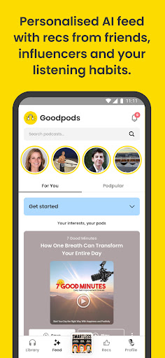 Goodpods: Podcast Player ekran görüntüsü