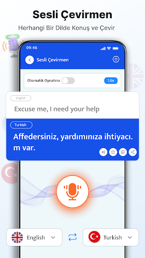 Sesli Tercümanı Çevir ekran görüntüsü