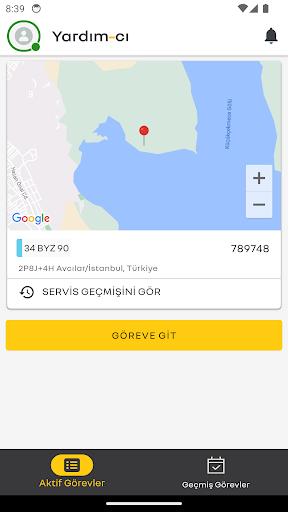 Yardım-cı ekran görüntüsü