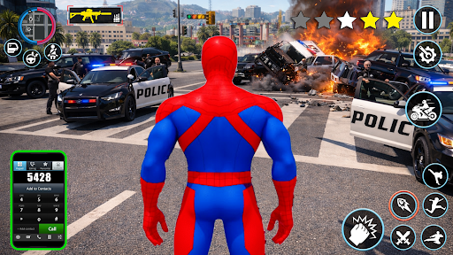 Spider Hero Fight City Rescue ekran görüntüsü