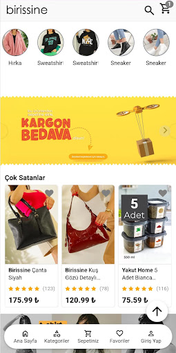 Birissine ekran görüntüsü