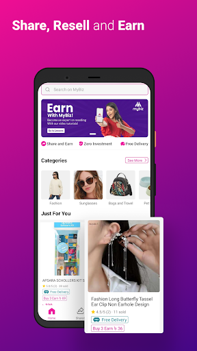 MyBiz - Share, Resell & Earn! ekran görüntüsü