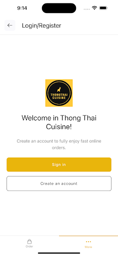 Thong Thai Cuisine ekran görüntüsü