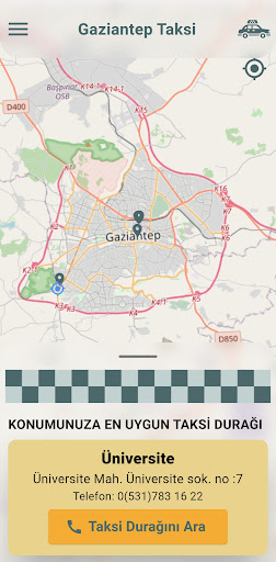 Gaziantep Taksi ekran görüntüsü