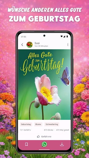 Glückwünsche & Geburtstags App ekran görüntüsü