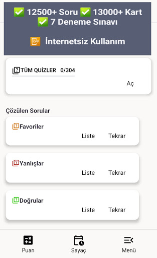 TUS Quiz - Özet (İnternetsiz) ekran görüntüsü