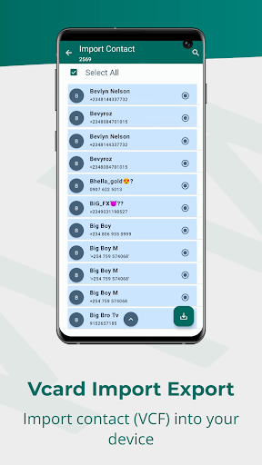 Vcard Import Export ekran görüntüsü