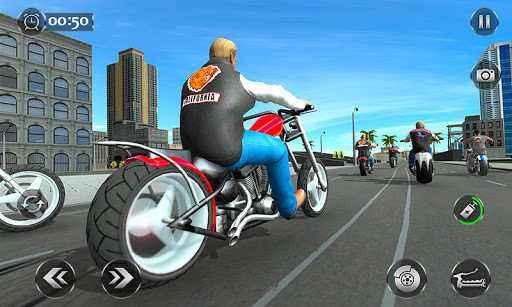 Gangster City Bike Racing Game ekran görüntüsü