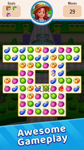 Farm Match Frenzy Funny puzzle ekran görüntüsü