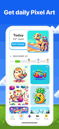 Pixel Color: Paint by Number ekran görüntüsü