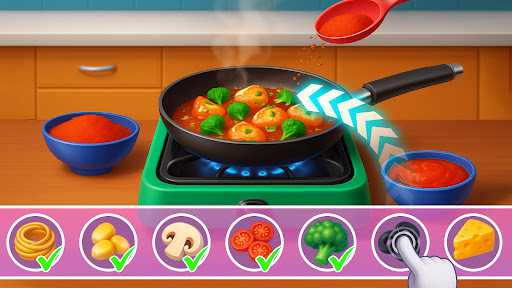 Cooking in Kitchen Food Games ekran görüntüsü