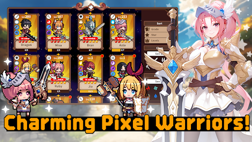 Pixel Heroes Idle ekran görüntüsü