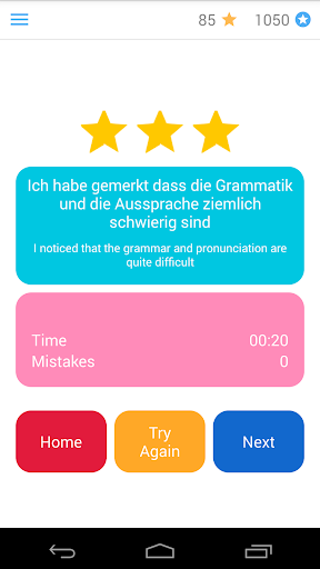 Learn German - Sentence Master ekran görüntüsü