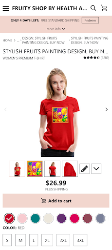 Fruity Shop: Fashion e-Store ekran görüntüsü