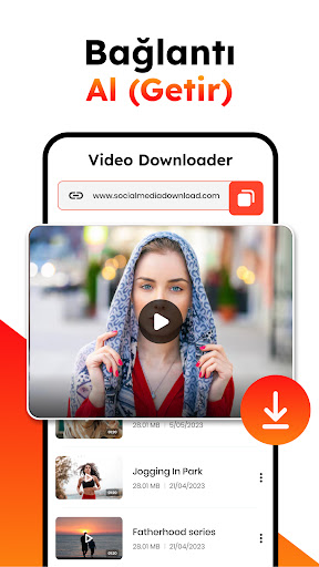 HD Video indirici ve Oynatıcı ekran görüntüsü