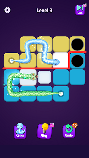 Snake Lines: Block Fill Puzzle ekran görüntüsü