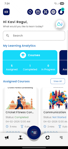 ICC Training and Education ekran görüntüsü
