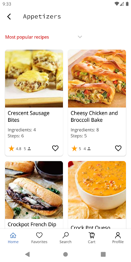 CrockPot and Oven Recipes ekran görüntüsü