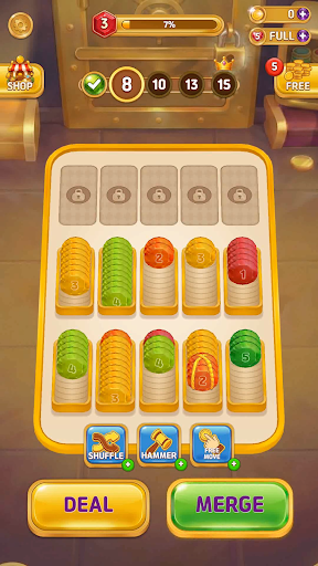 Coin sort & Merge Master ekran görüntüsü