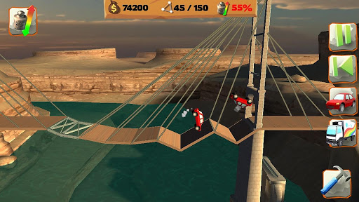 Bridge Constructor Playground  ekran görüntüsü