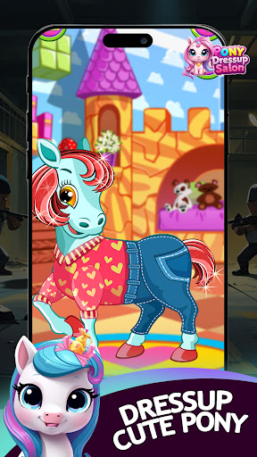 Pony Dressup Salon Saga ekran görüntüsü