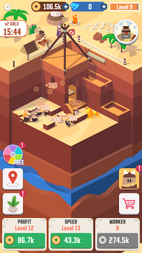 Idle Digging ekran görüntüsü