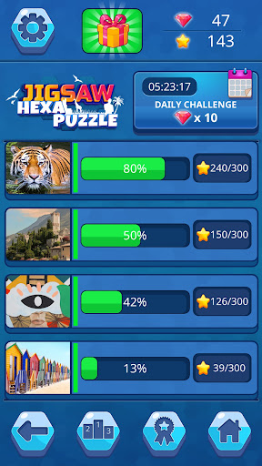 Jigsaw Hexa Puzzle ekran görüntüsü
