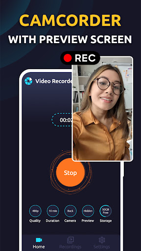 Arkaplan video kaydedici ekran görüntüsü