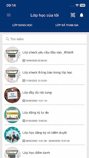BVVC E-Learning ekran görüntüsü