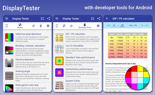 Display Tester ekran görüntüsü