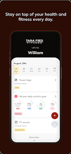 TARAFIED FITNESS TX ekran görüntüsü