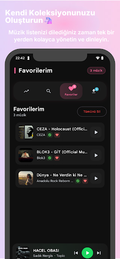 Müzik Dinle İndir - MP3 Şarkı ekran görüntüsü