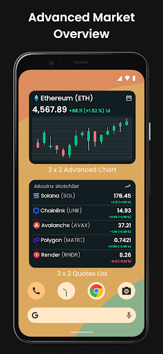 Crypto Widget ekran görüntüsü
