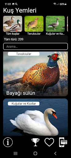 Kuşlar için ses tuzakları ekran görüntüsü