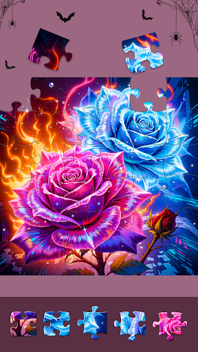 Dark Night Jigsaw Puzzles Game ekran görüntüsü