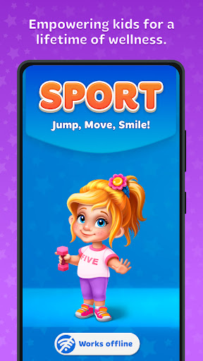Fitness and sport for kids ekran görüntüsü