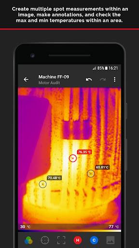 RIDGID Thermal ekran görüntüsü
