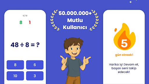 Çarpım tablosu Matematik oyunu ekran görüntüsü