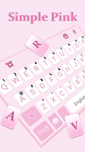 Simple Pink Tema ekran görüntüsü