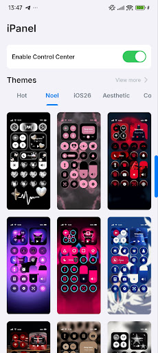 iPanel: Control Center OS26 ekran görüntüsü