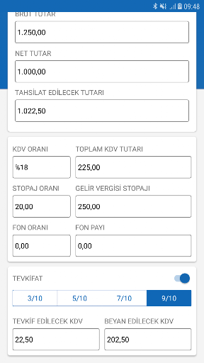 SMM Hesaplama ekran görüntüsü