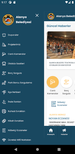 Alanya Belediyesi ekran görüntüsü