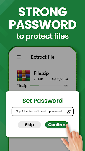 Zip çıkarıcı, Unzip, UnRar ekran görüntüsü