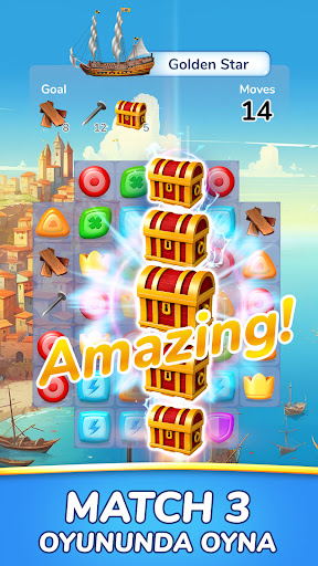 Ship Master: Port Match-3 Game ekran görüntüsü