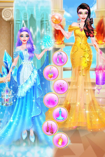 Ice VS Fire Princess Makeup ekran görüntüsü