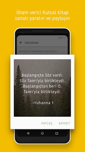 Kutsal Kitap + Sesli ekran görüntüsü