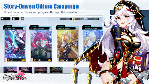 Battlezone Saga: Gacha Diva ekran görüntüsü