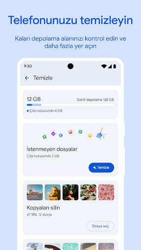 Google Files ekran görüntüsü