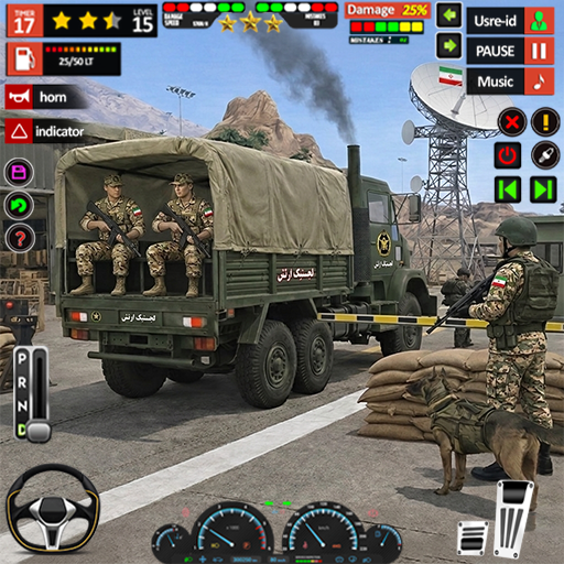 US Military Truck Cargo Game